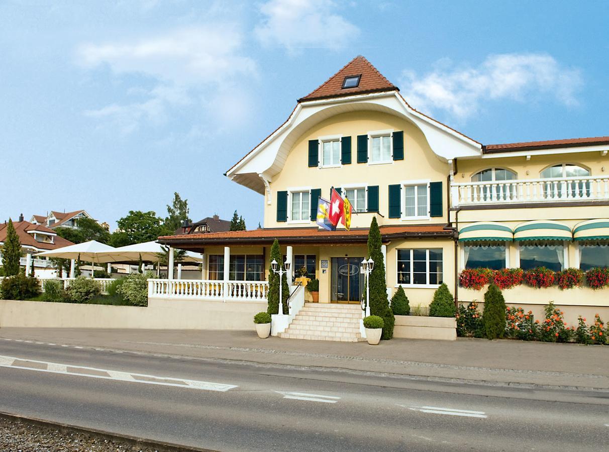 Restaurant-Hotel Seeblick Morigen Exterior photo