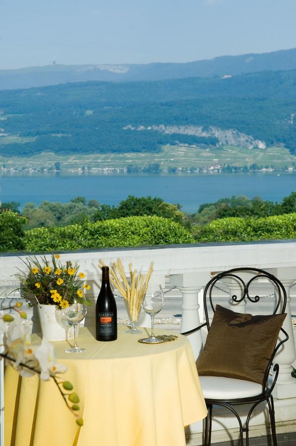 Restaurant-Hotel Seeblick Morigen Exterior photo